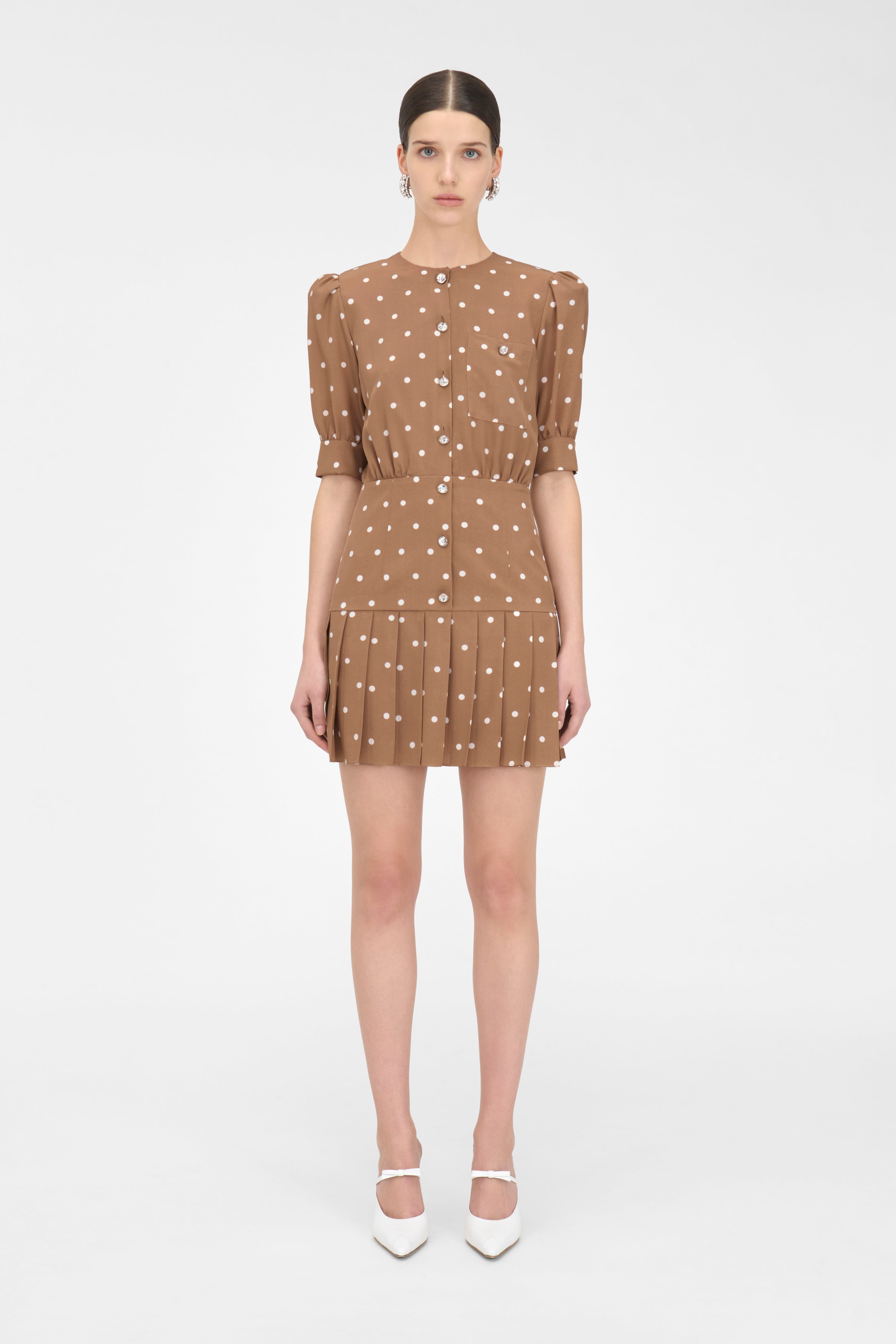 POLKA DOT MINI DRESS - 3