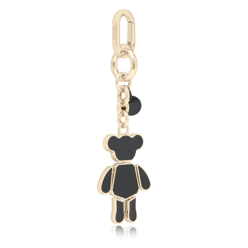 TOUS Black and gold-colored Key Ring TOUS Puppet Bear outlook