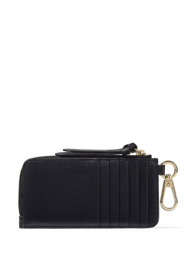 JIMMY CHOO Lise-Z zipped leather cardholder outlook