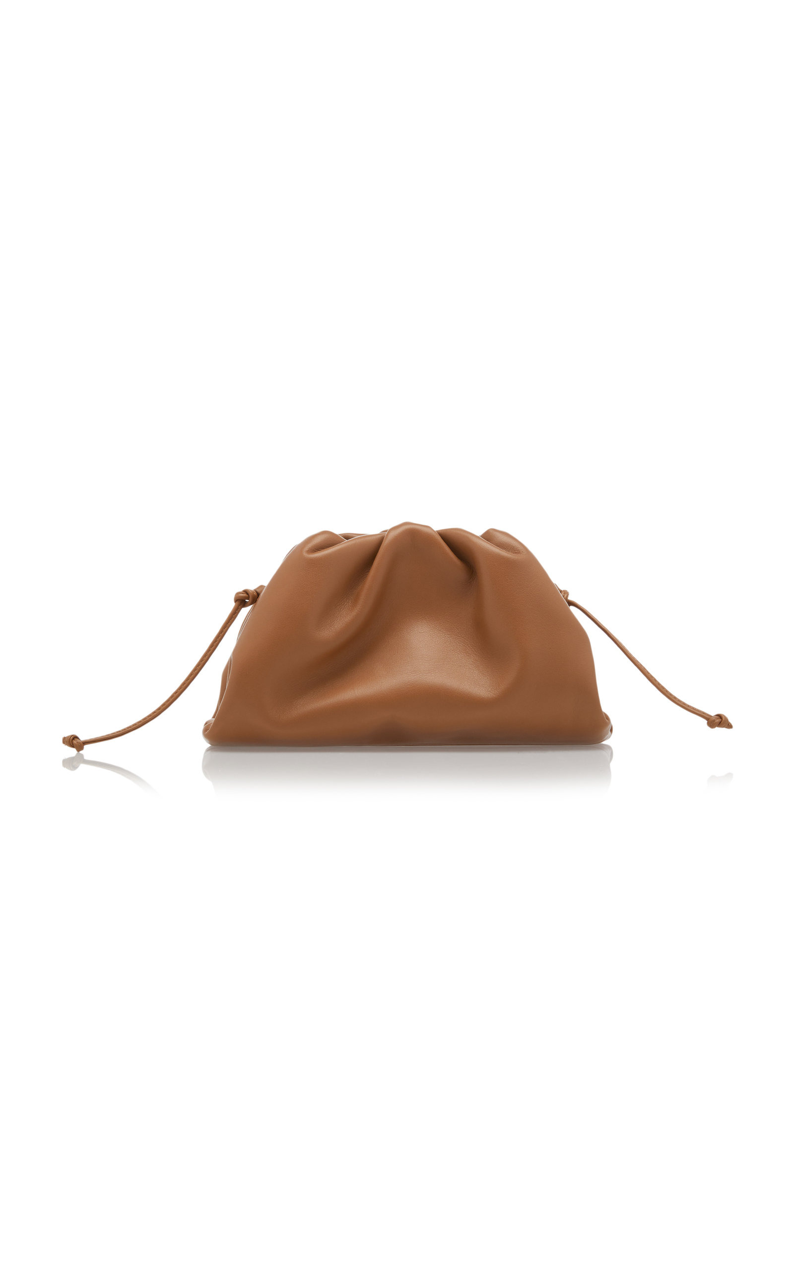 The Mini Pouch Leather Clutch brown - 7