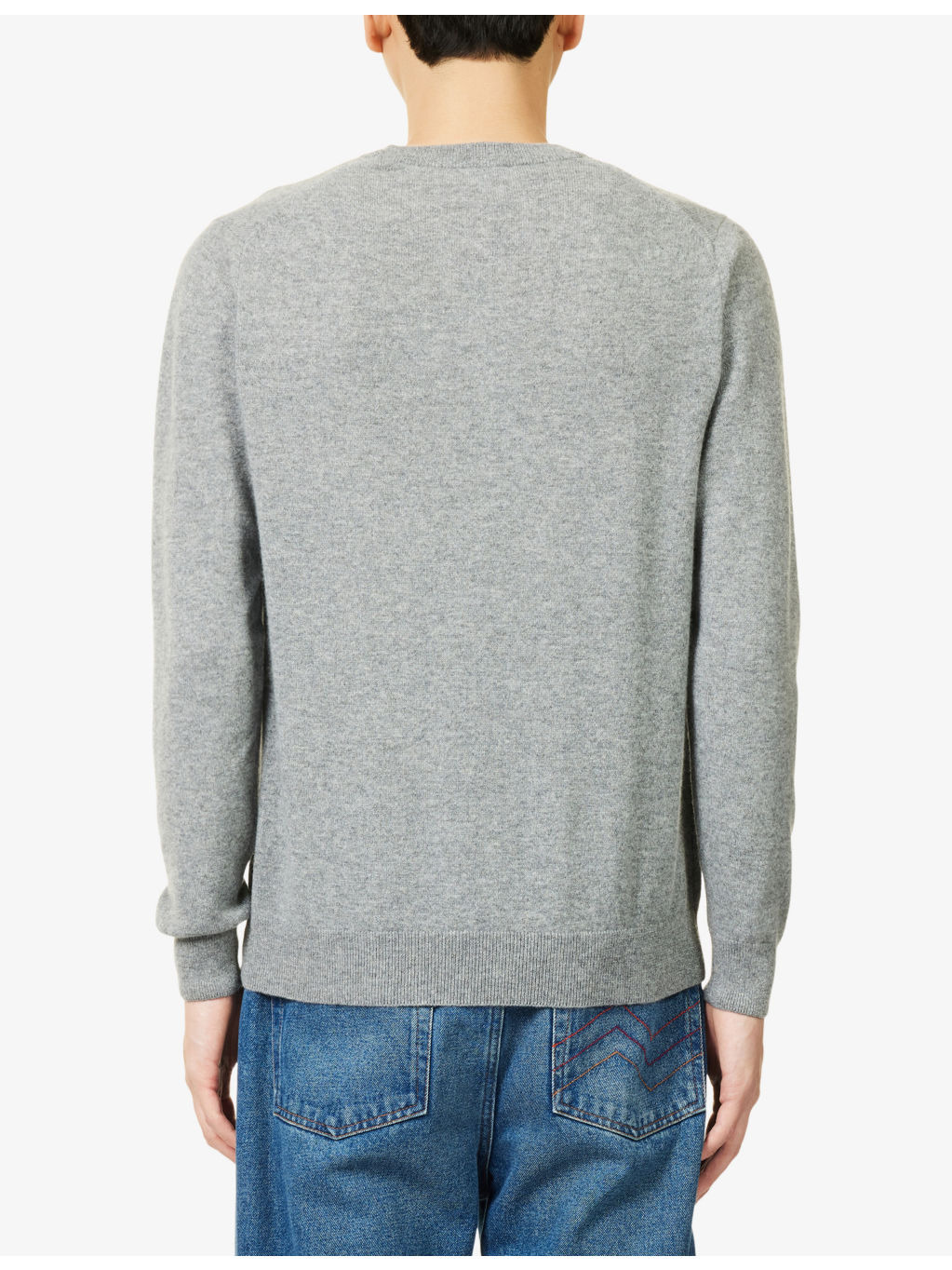 Crew Brushed Cashmere Knitted Jumper - 4