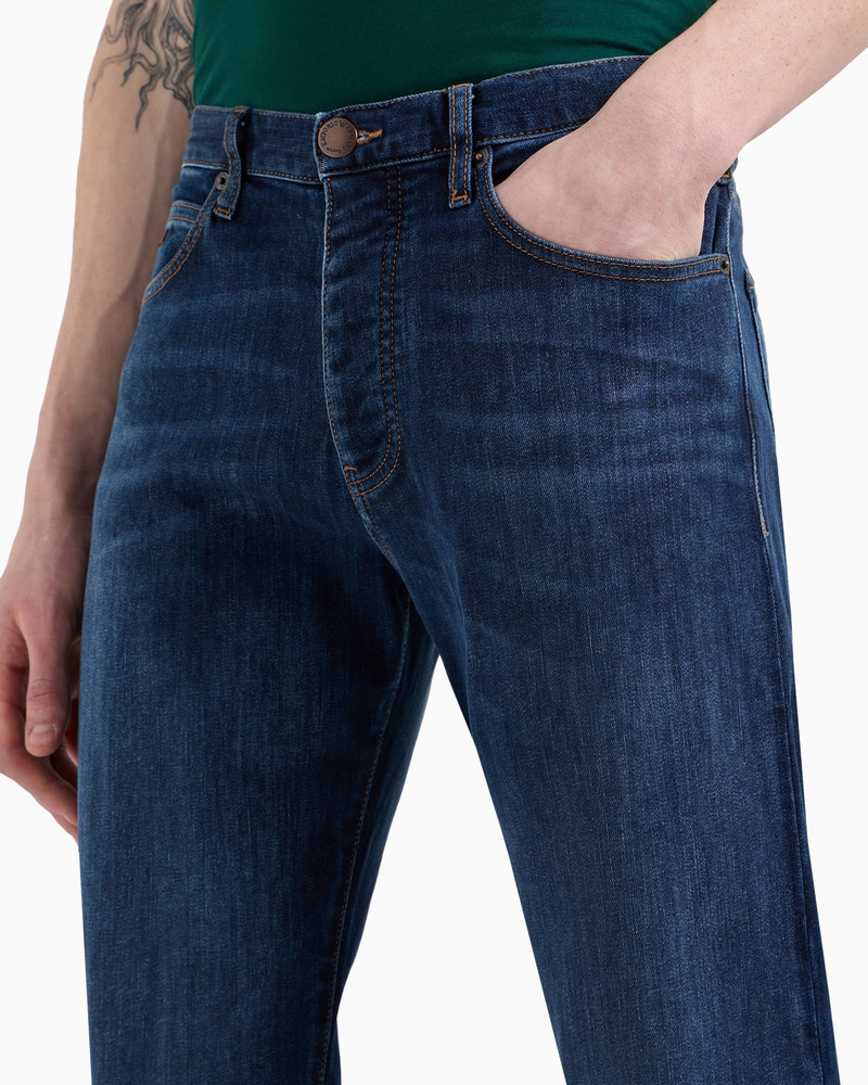 J21 정상 착용 청바지 11.5 oz 안락 데님 5