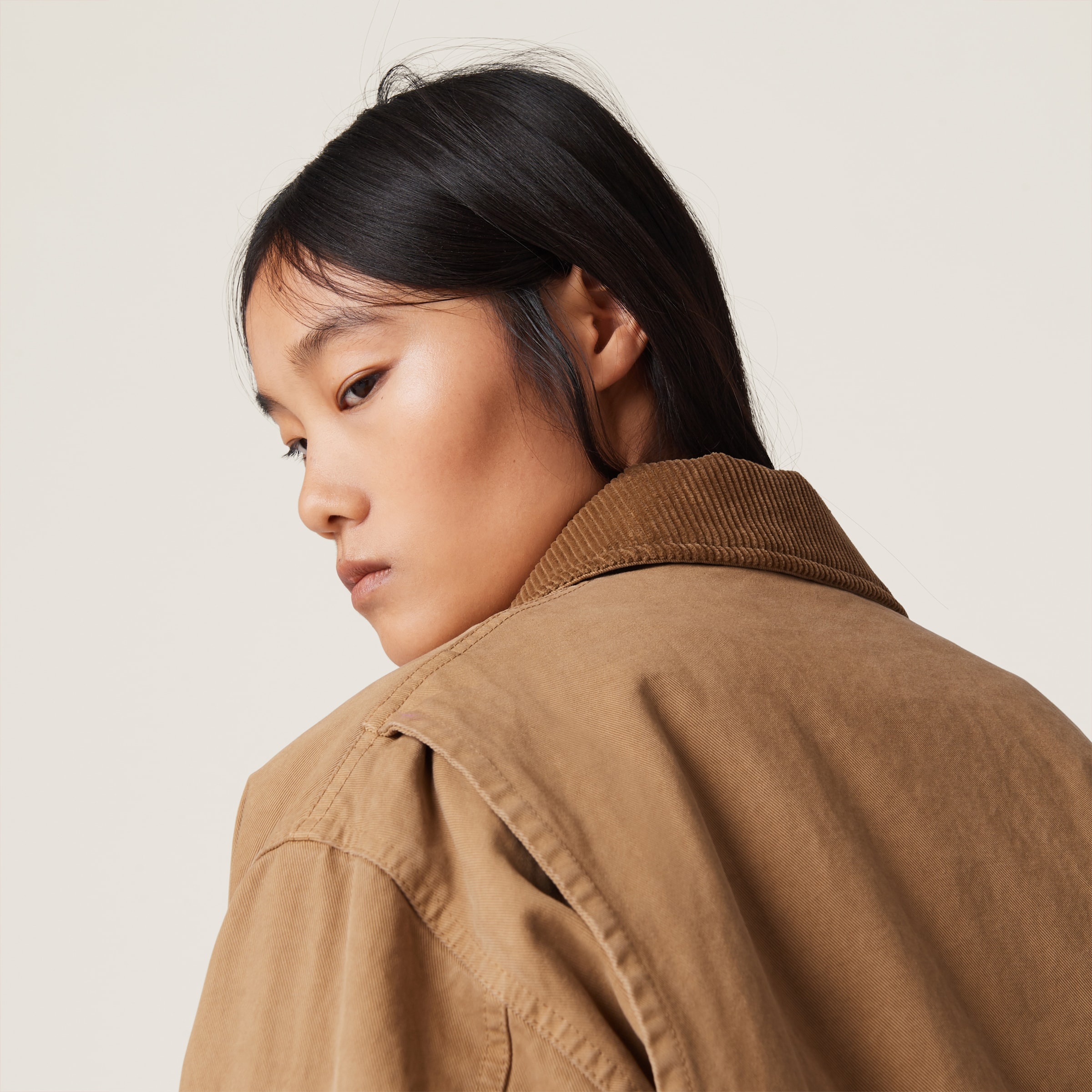 Garment-dyed gabardine blouson jacket - 5