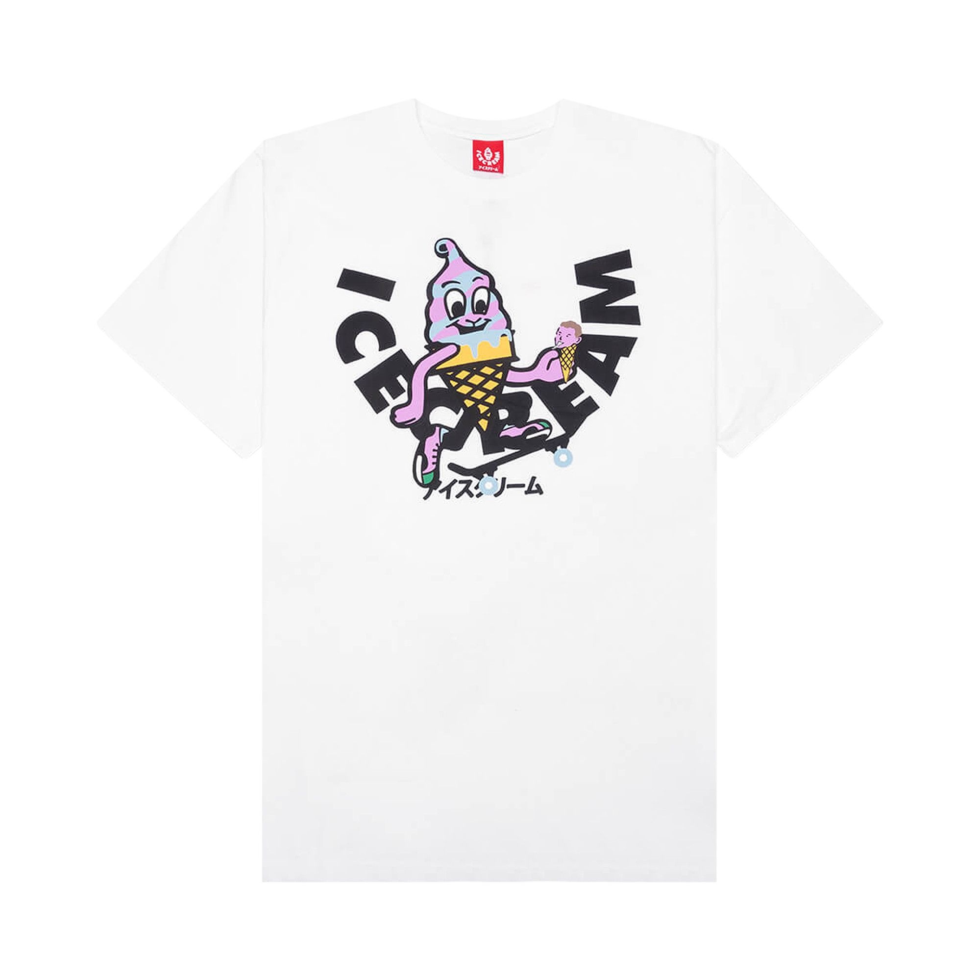 Icecream Skate Cone Short-Sleeve Tee 'White' - 1
