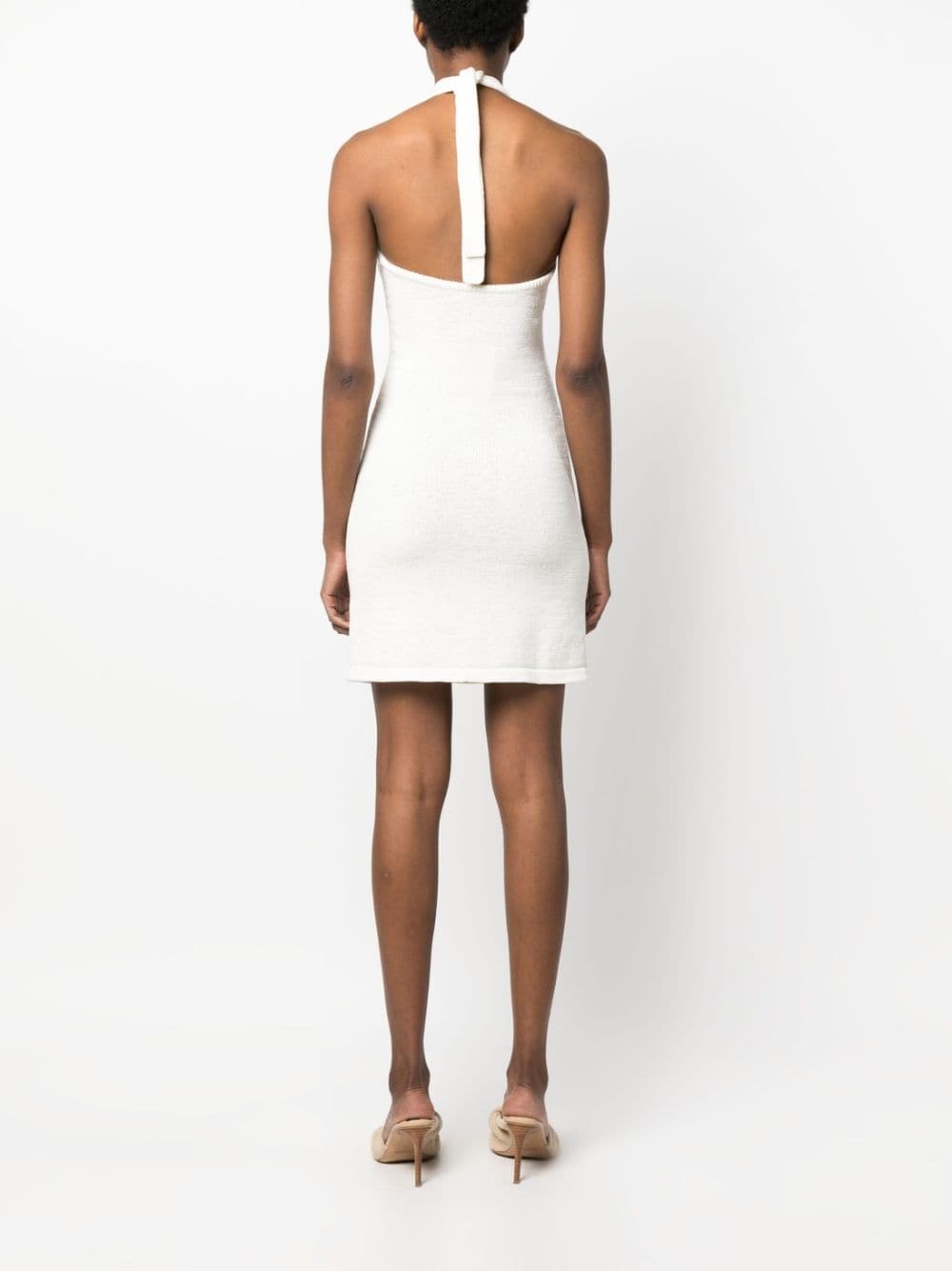 Kendal knitted sleeveless minidress - 4