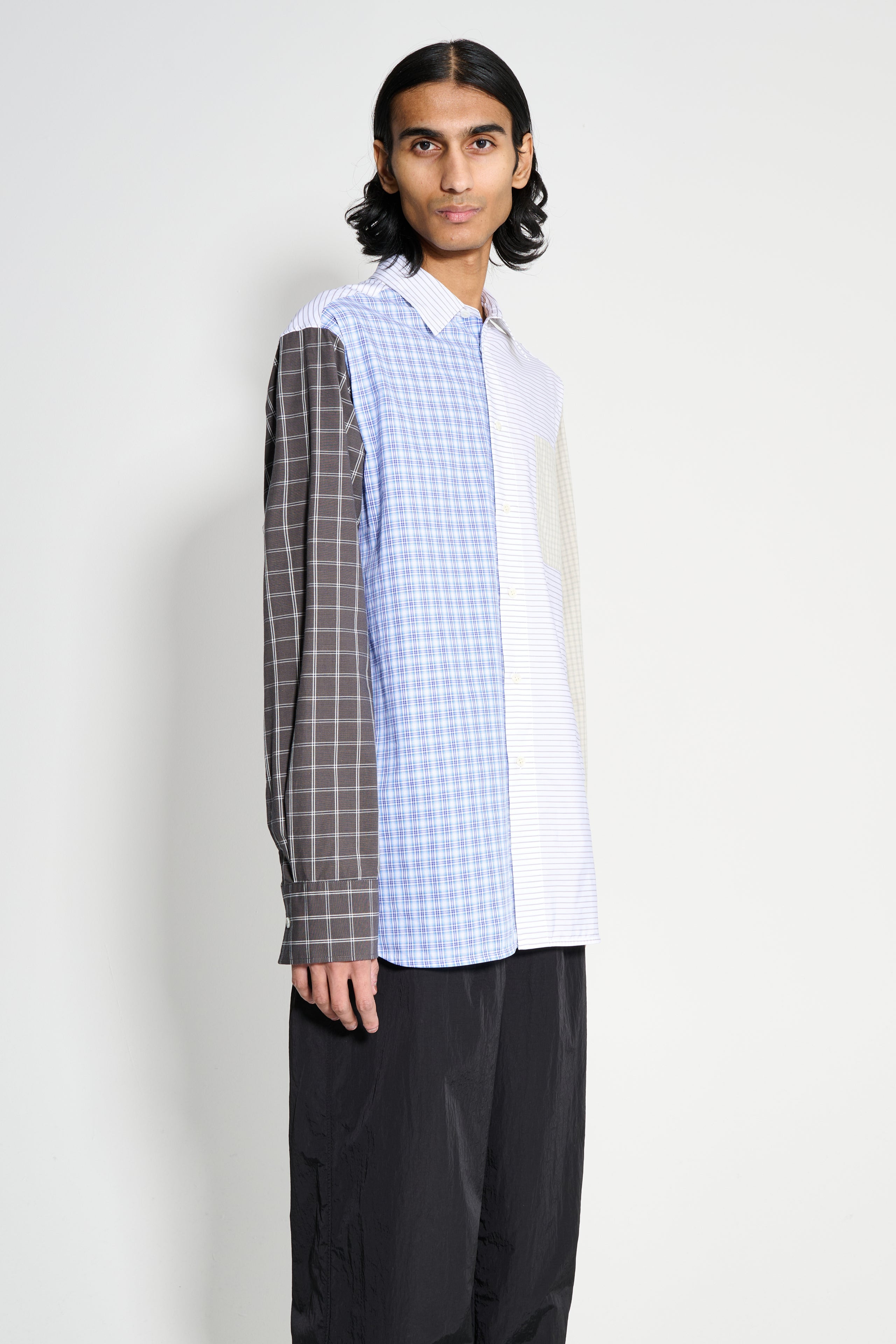 JW ANDERSON PATCHWORK SHIRT BLUE / MULTI - 2