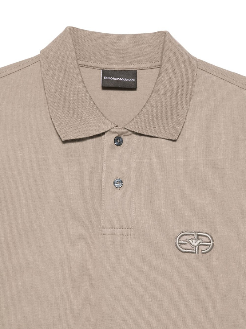 logo-embroidered polo shirt 3