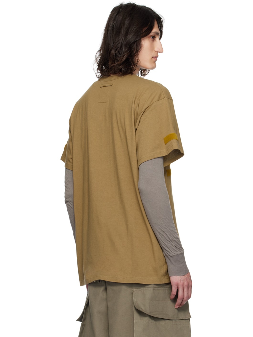 Brown Crewneck T-Shirt - 3