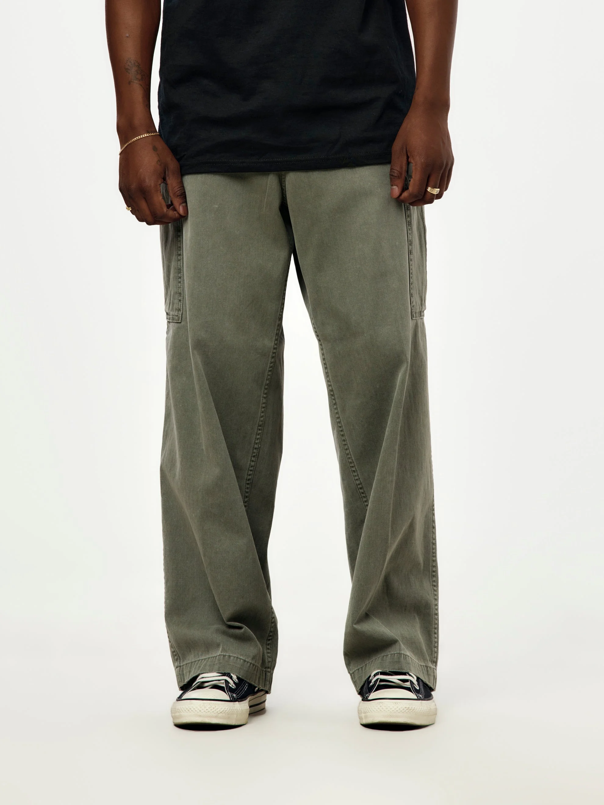 A.PRESSE VINTAGE US ARMY M-51 FIELD PANTS (SAGE) - 1
