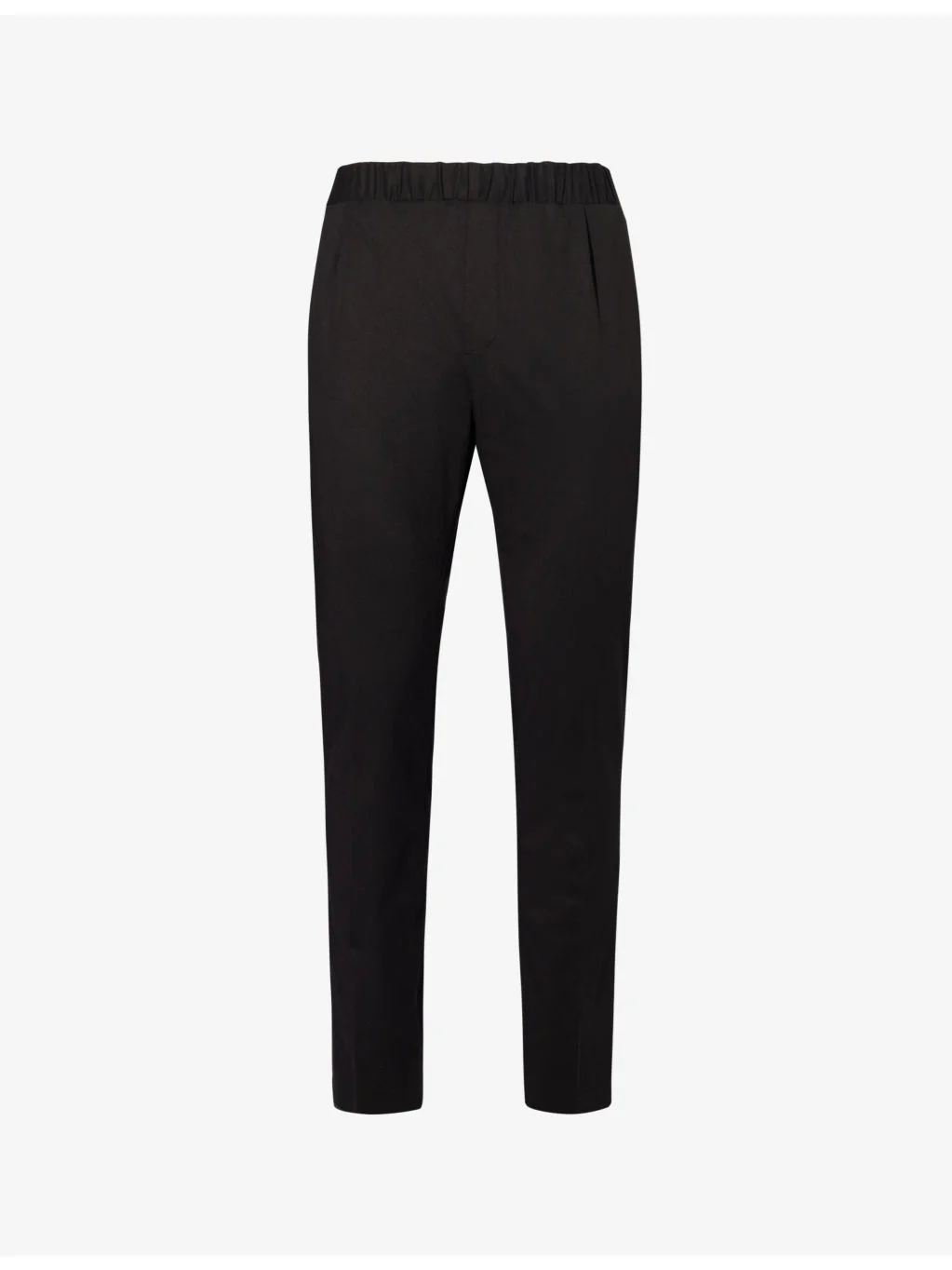 Snider elasticated-waistband tapered-leg regular-fit stretch-woven trousers - 1