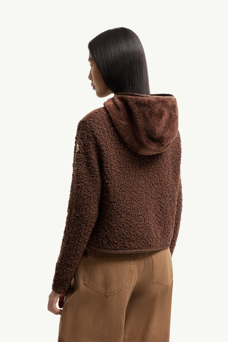 Bouclé & Teddy Zip-Up Hoodie 5