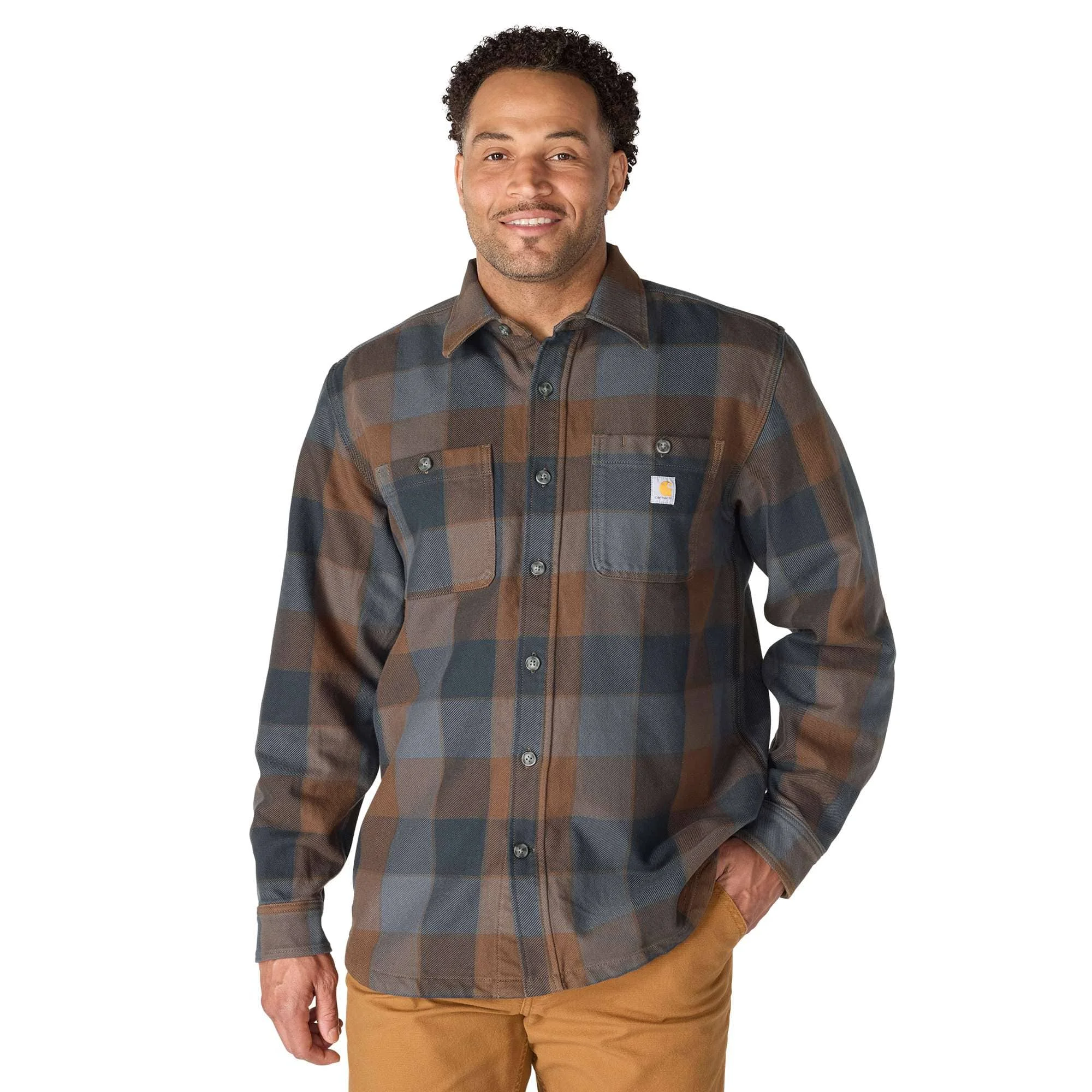 Everett Loose LS Plaid Shirt - 1