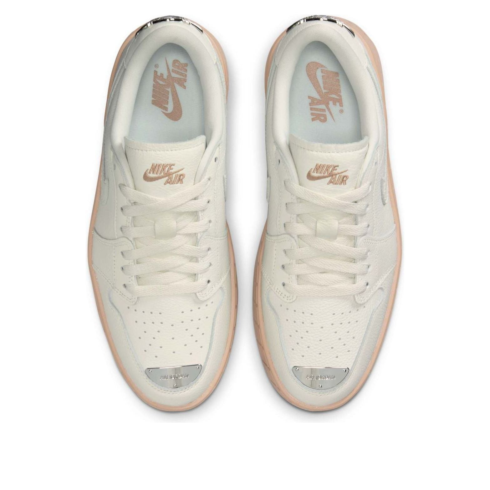 (WMNS)	Air Jordan 1 Low Brooklyn 'Sail Rattan'  HF3184-101 - 4