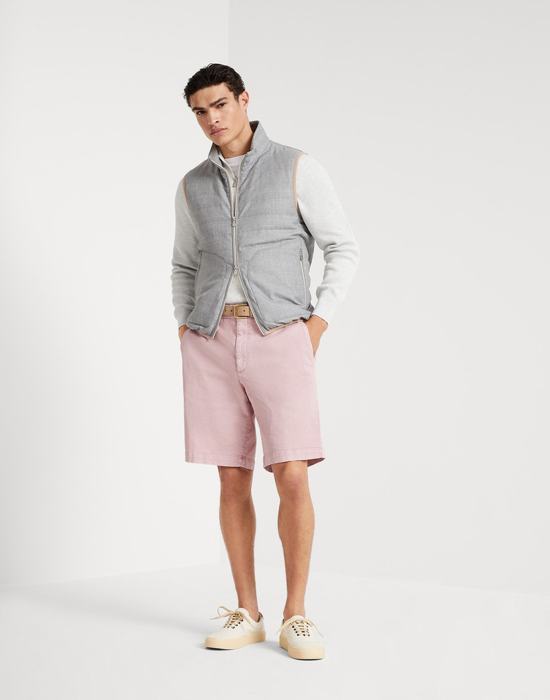 Virgin wool fresco lightweight down vest 5