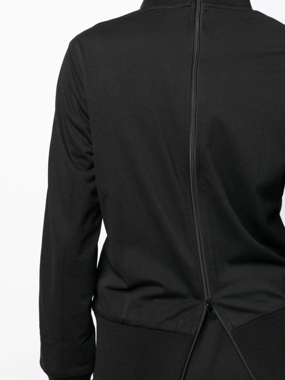 stripe-detail zip-up sweatshirt - 5