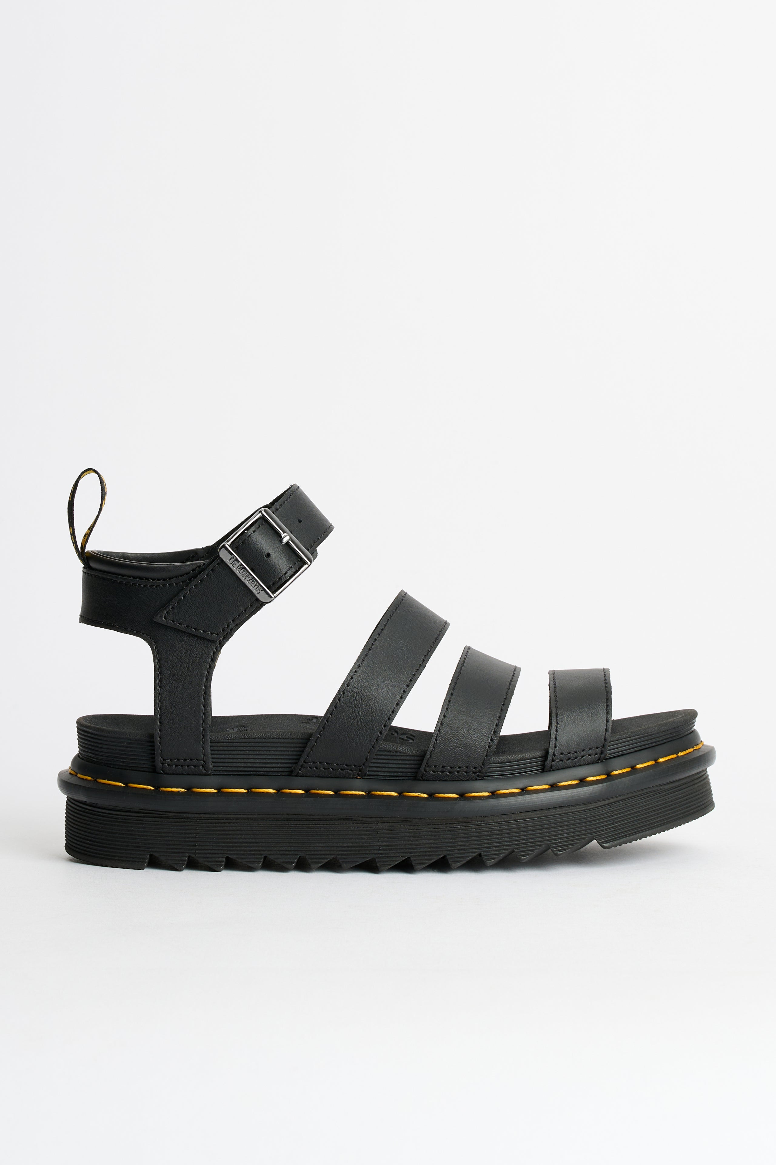 DR. MARTENS W’S BLAIRE HYDRO LEATHER SANDALS BLACK - 1