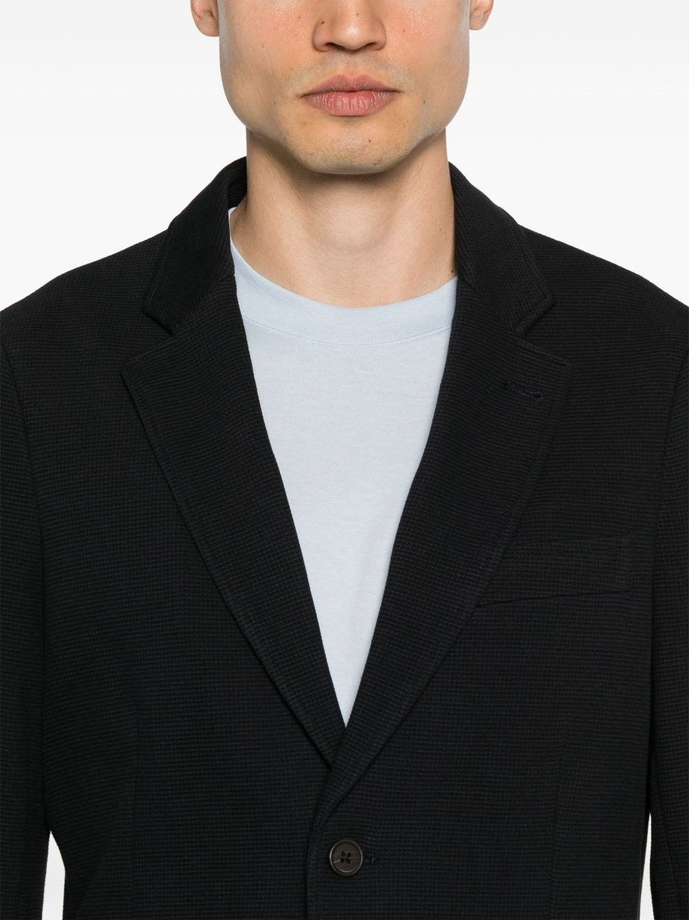 Cotton single-breasted jacket - 5