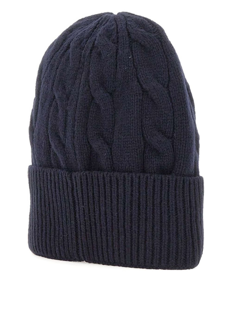 Carhartt cable-knit embroidered-detail beanie outlook