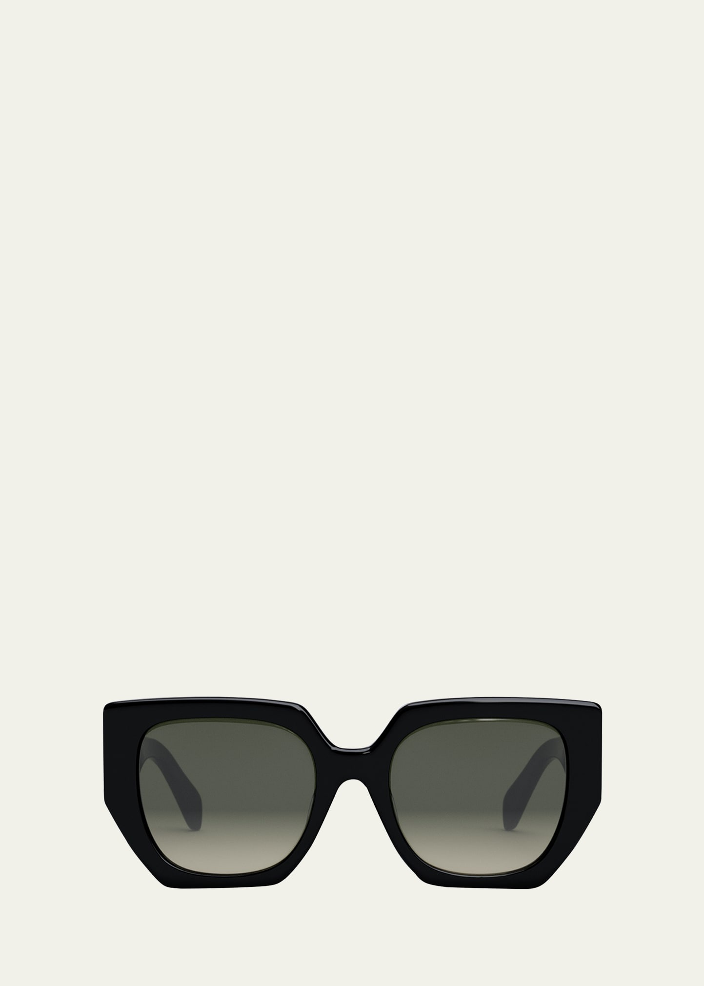 Triomphe Logo Acetate Butterfly Sunglasses - 1