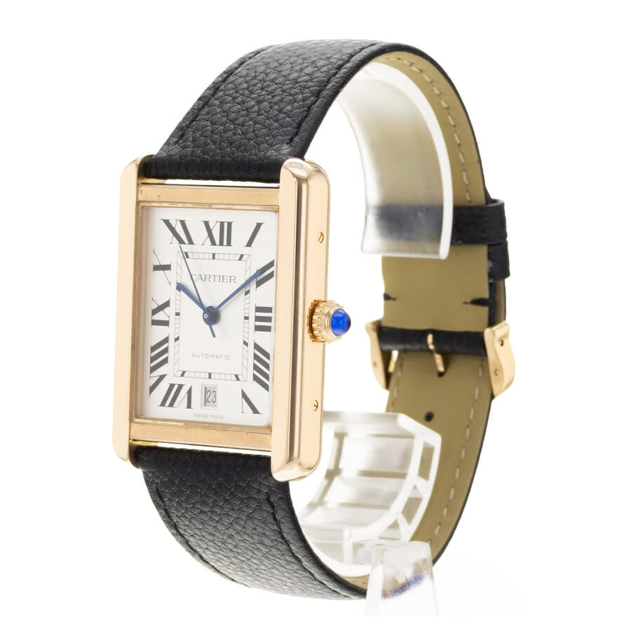 Pre-owned Cartier Tank Solo Automatic Silver Dial Men's Watch W5200026 - 4