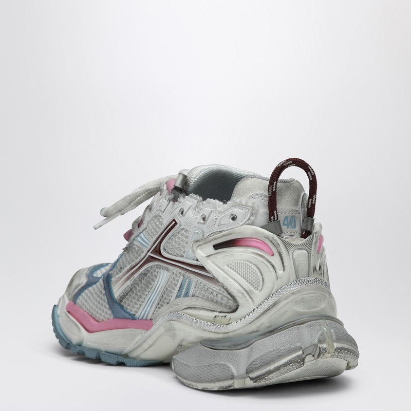 Balenciaga Runner Sneaker White//Blue/Pink/Grey Women - 2