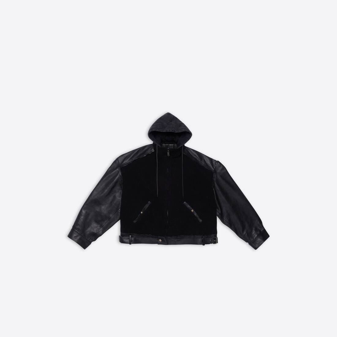 Men's College 1917 Hooded Jacket in Black - 1