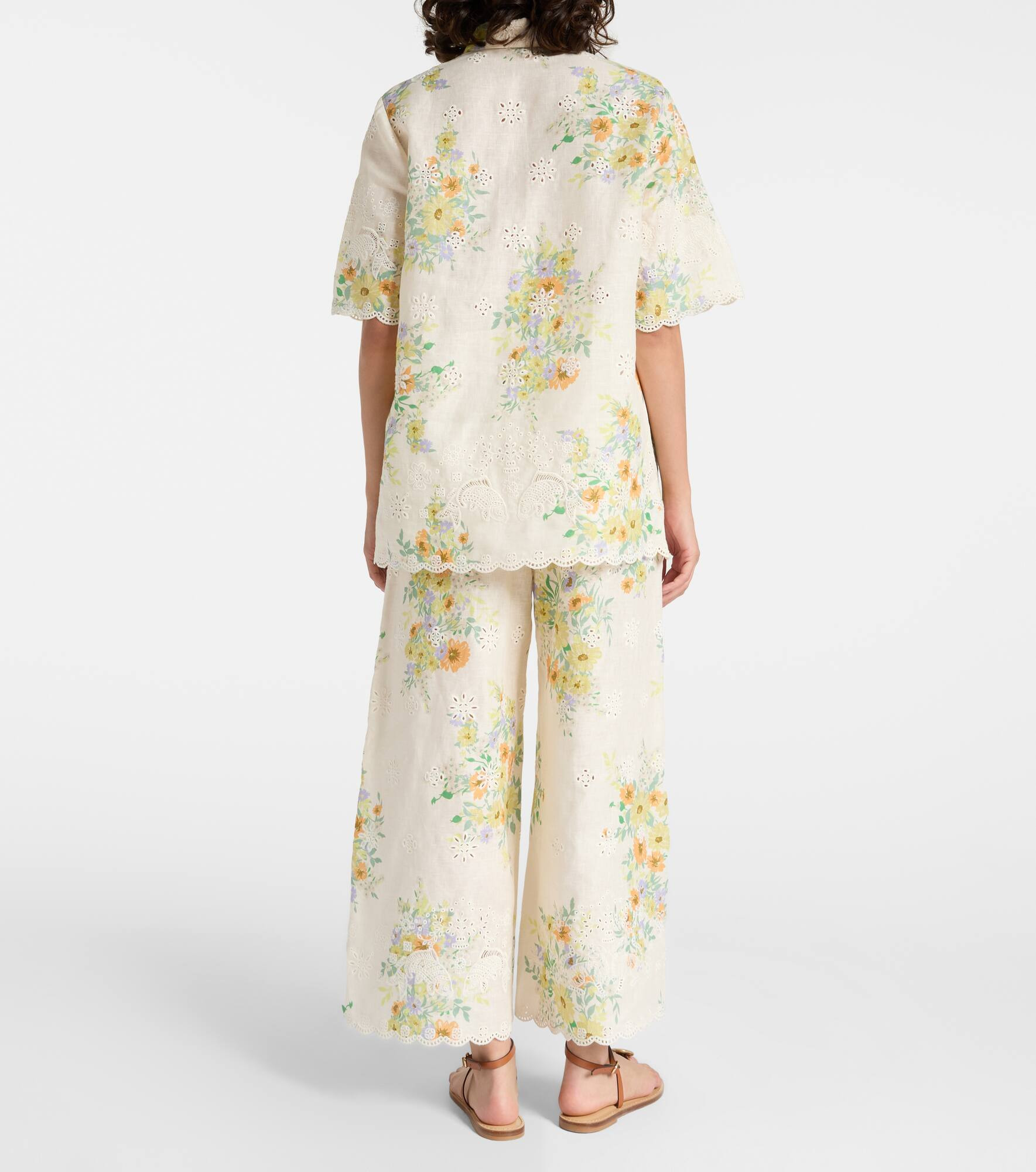 Juliette floral linen shirt - 3