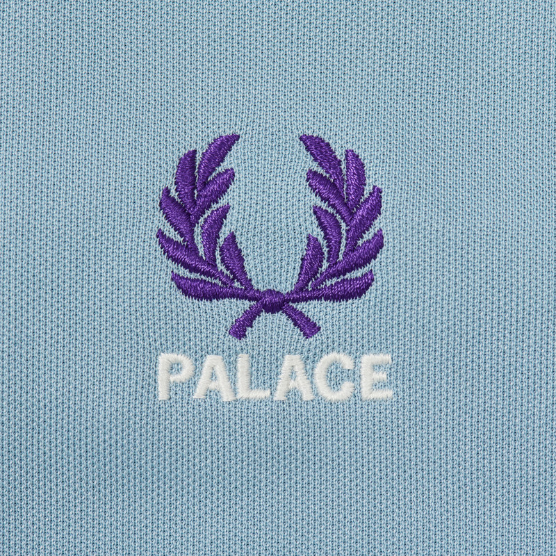 PALACE FRED PERRY TRACK JACKET DUSTY BLUE 4