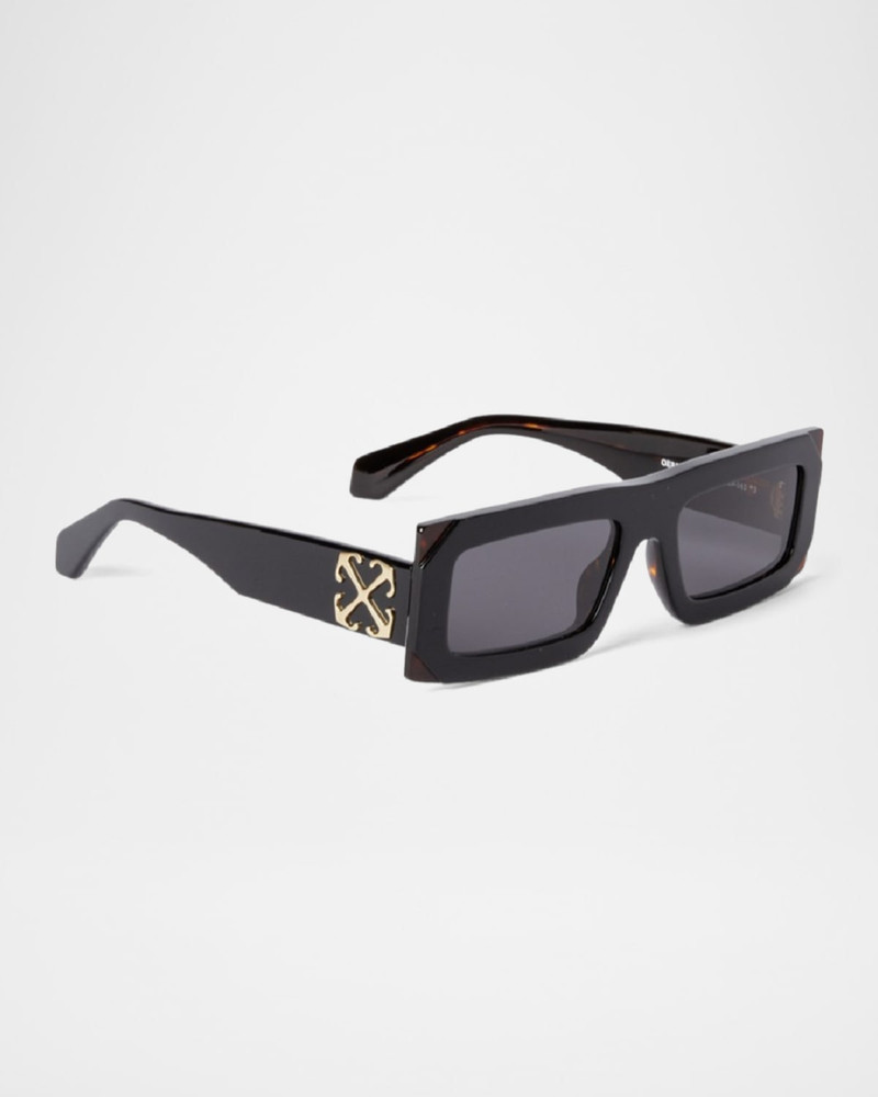 Off-White Men's Laurel Acetate Rectangle Sunglasses outlook