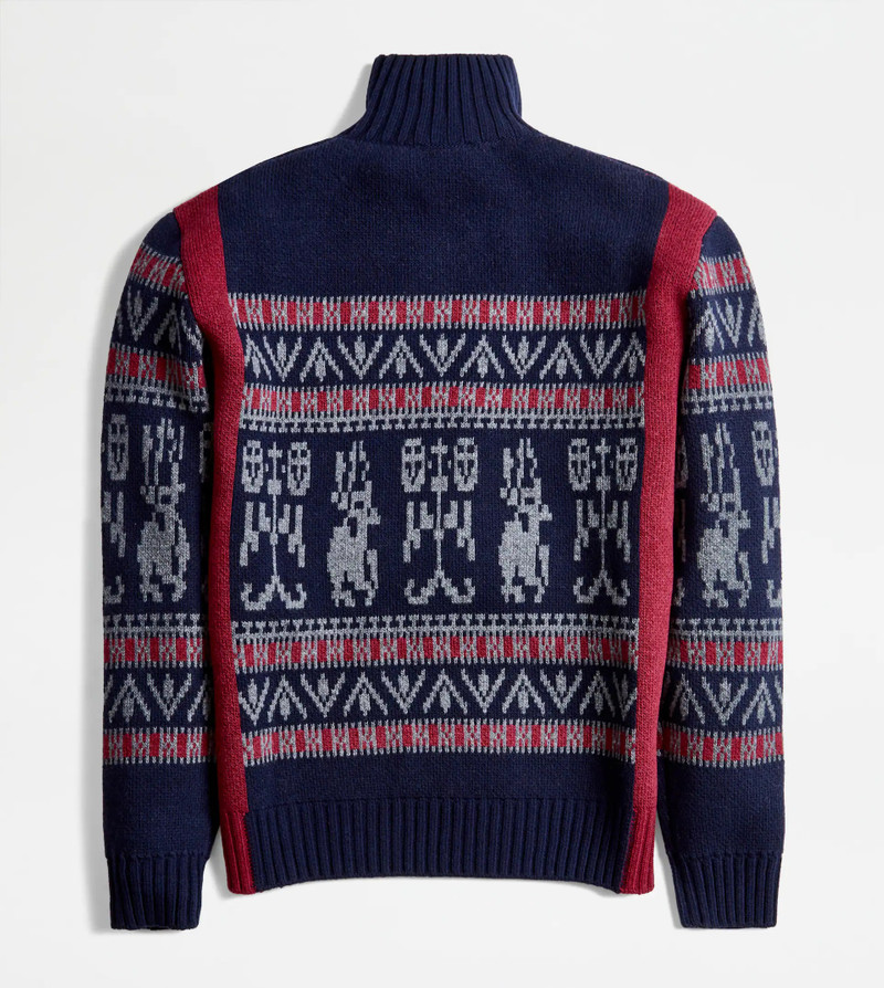 TURTLENECK SWEATER - BLUE, GREY, RED 4