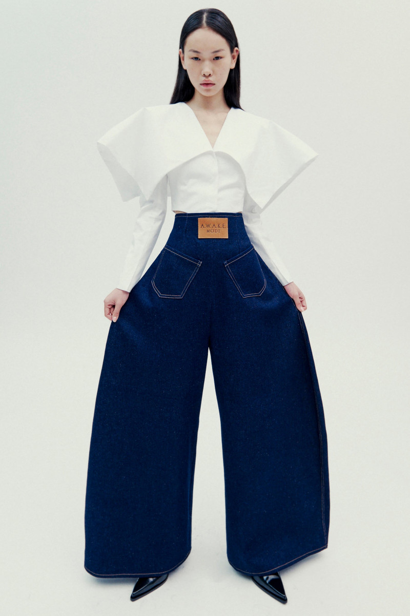 CROPPED JACKET WITH COLLAR WHITE 8