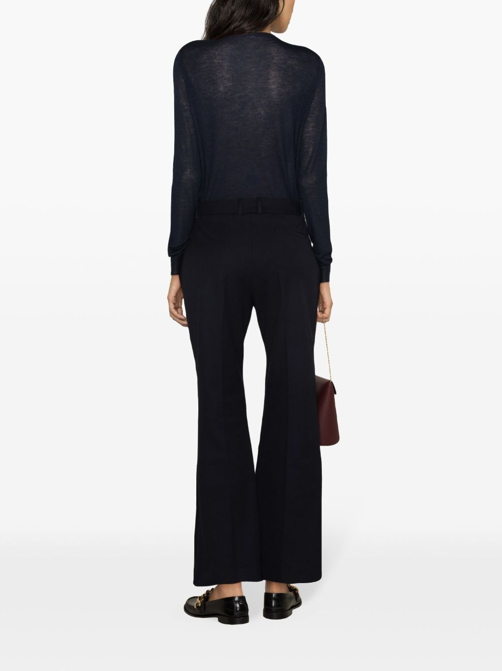 V-neck cashmere jumper - 4