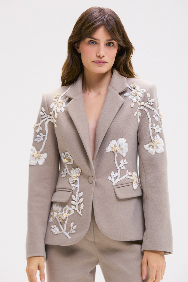 URBAN REFUGE EMBROIDERED BLAZER 1
