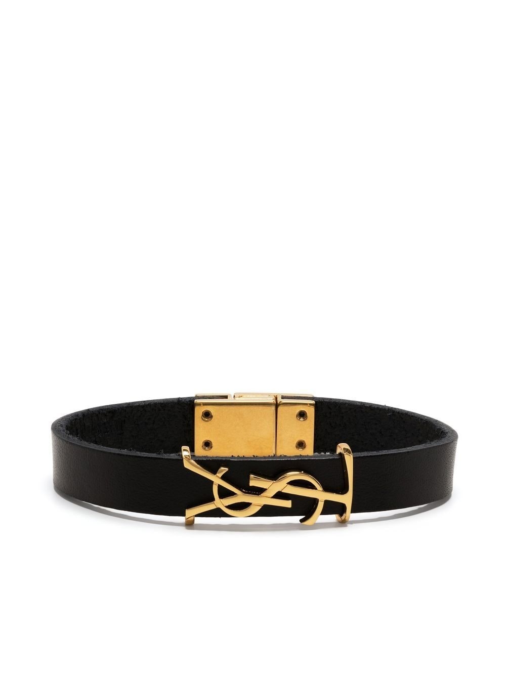 YSL charm leather bracelet - 1