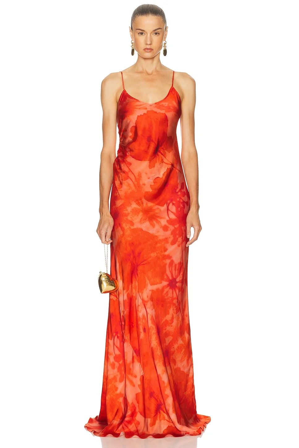 Ruched Slip Gown - 1