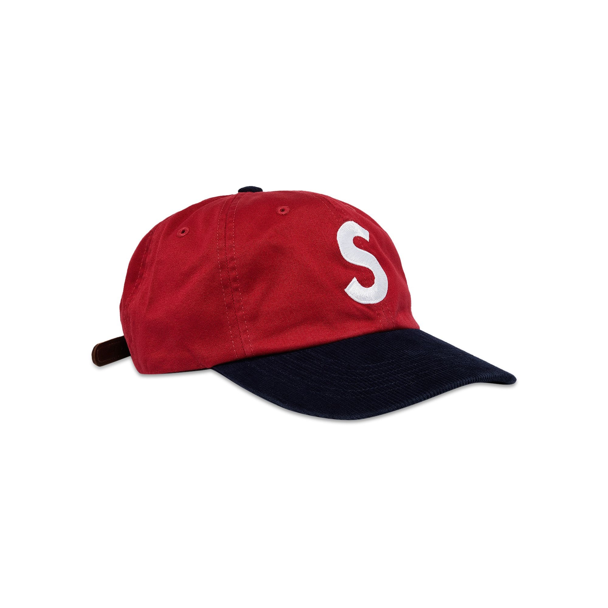 Supreme 2-Tone S Logo 6-Panel 'Red' - 2