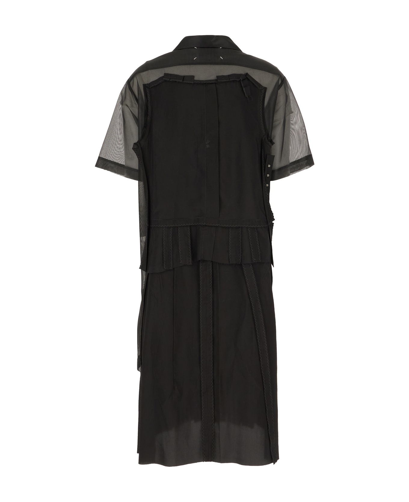 Black Polyester Dress - 2