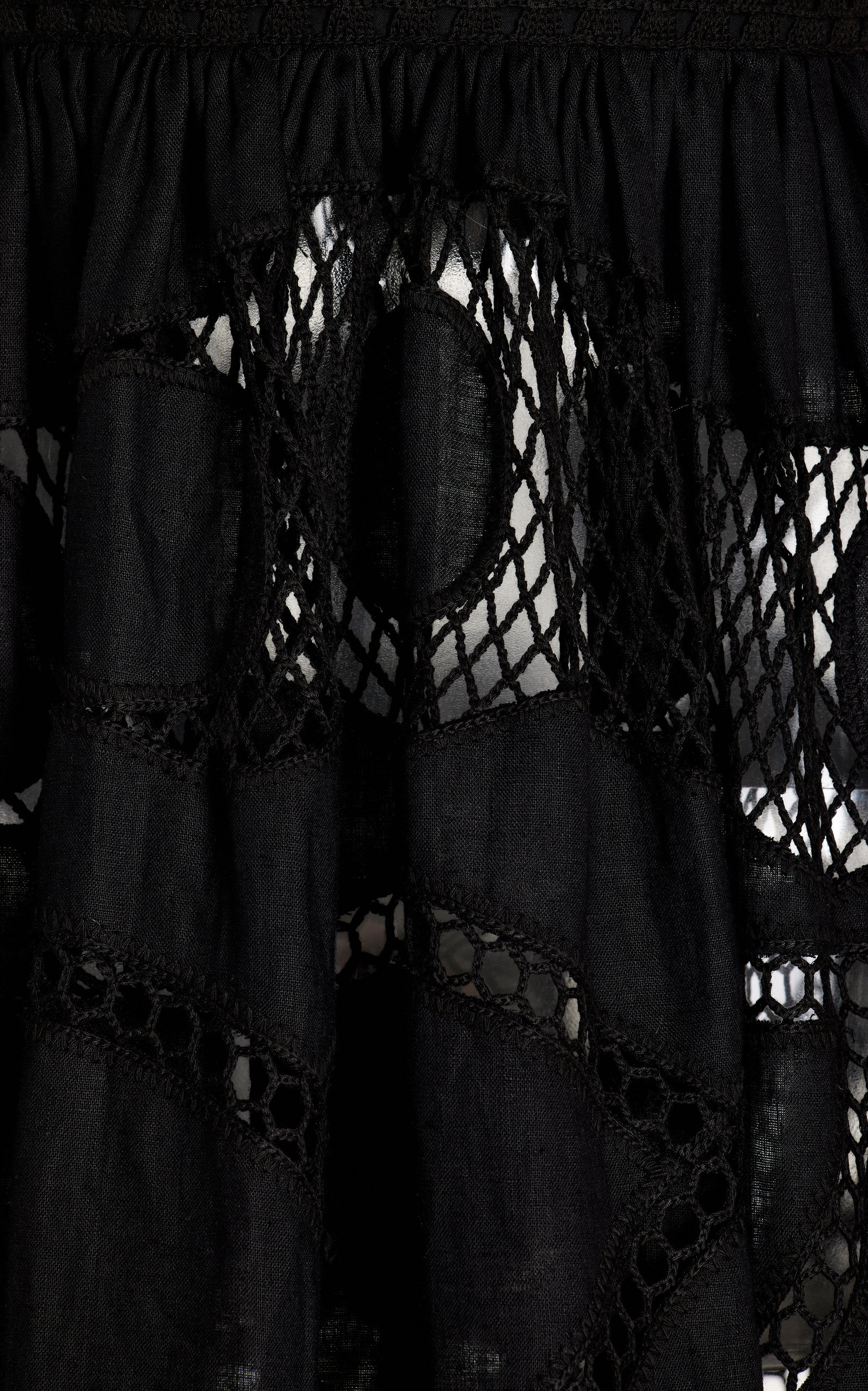 Juno Moon Crochet Maxi Dress black - 4