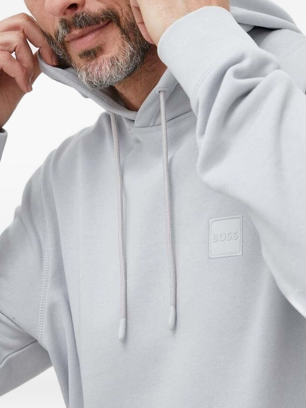 logo-patch hoodie - 3