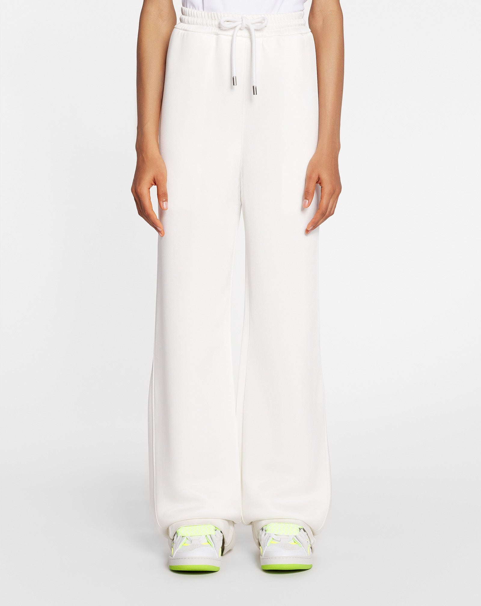 STRAIGHT LEG PANT IN GLOSSY DOUBLE JERSEY - 3
