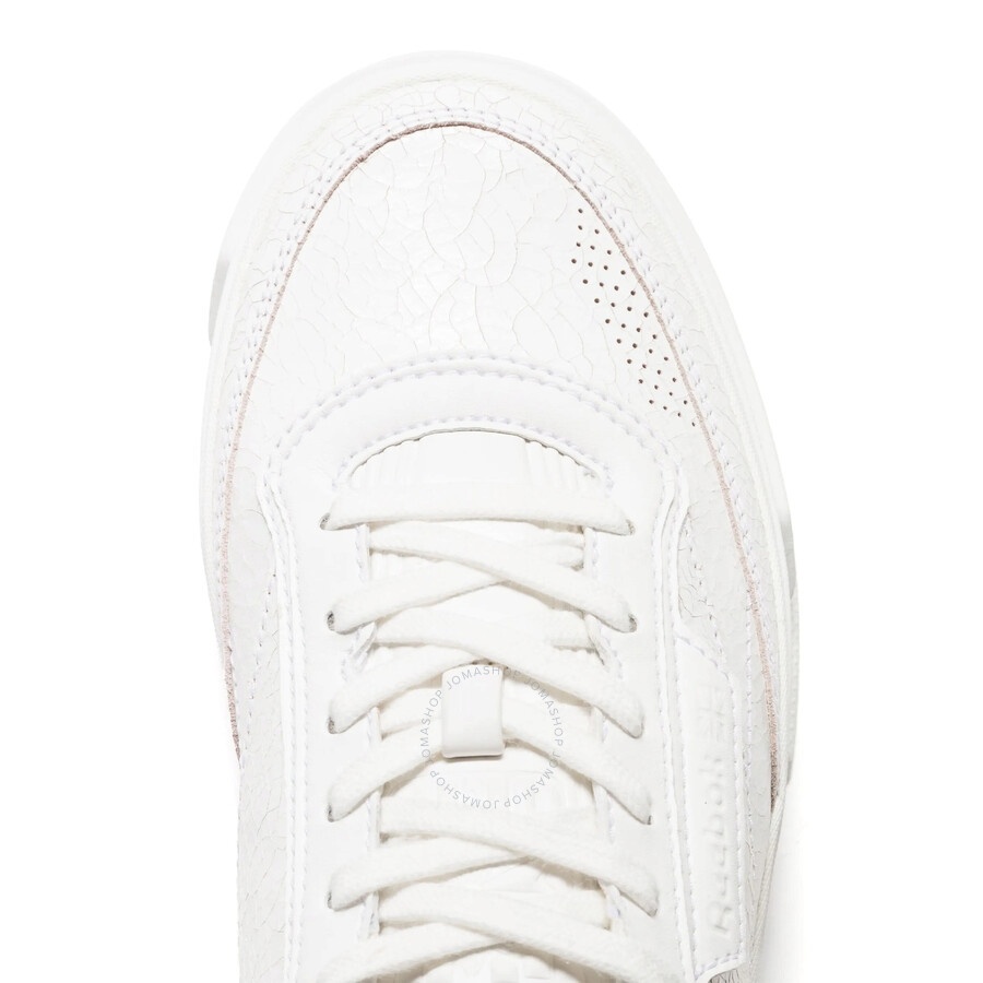 Reebok Club C LTD Cracked Leather Low-Top Sneakers - 3