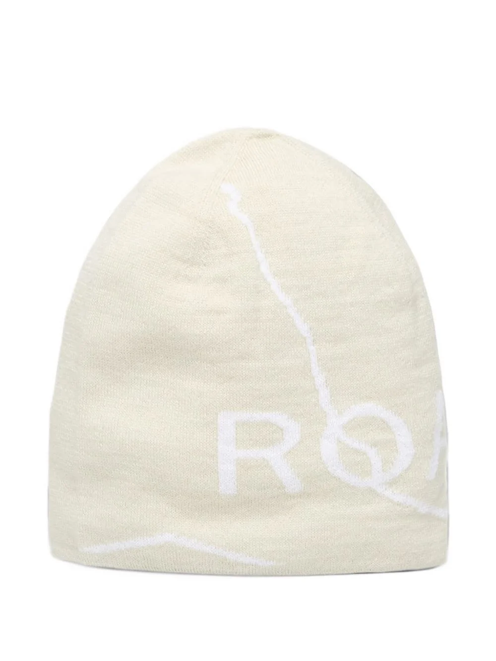 logo-intarsia beanie hat - 1
