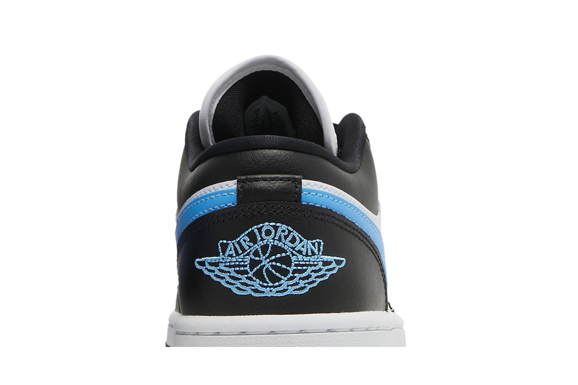 Wmns Air Jordan 1 Low 'Black University Blue' - 7