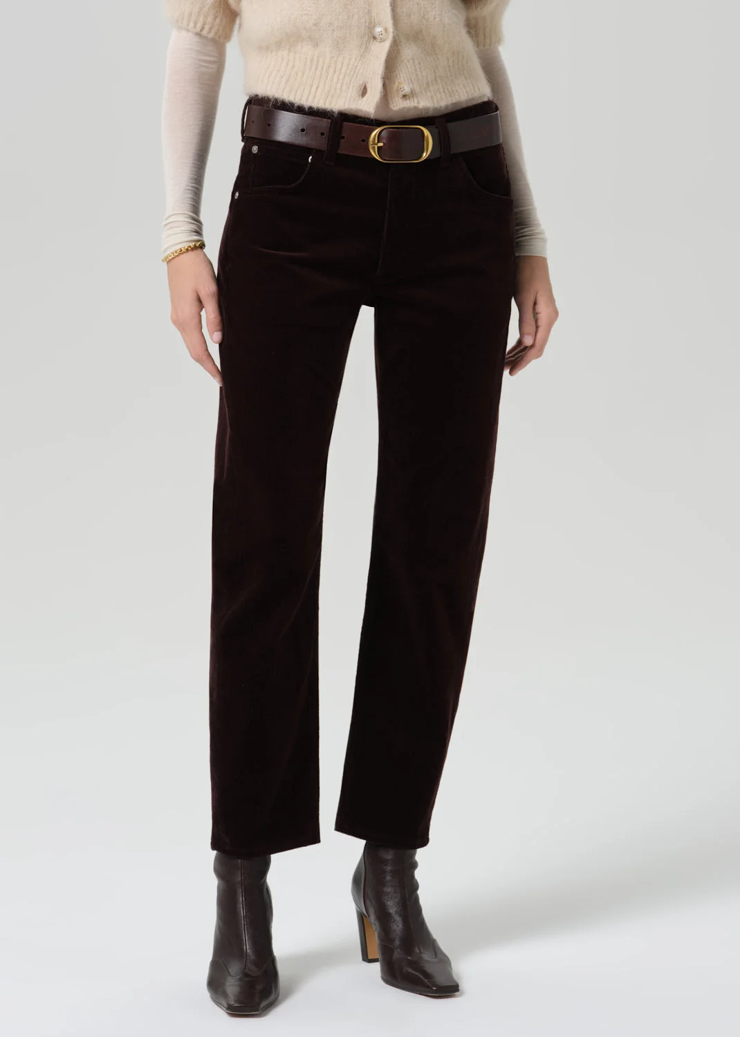 Winslow Boyfriend Long Corduroy In Barrister - 1
