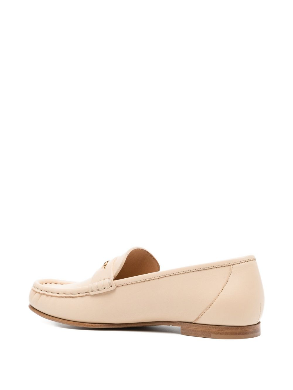 leather penny loafers - 3