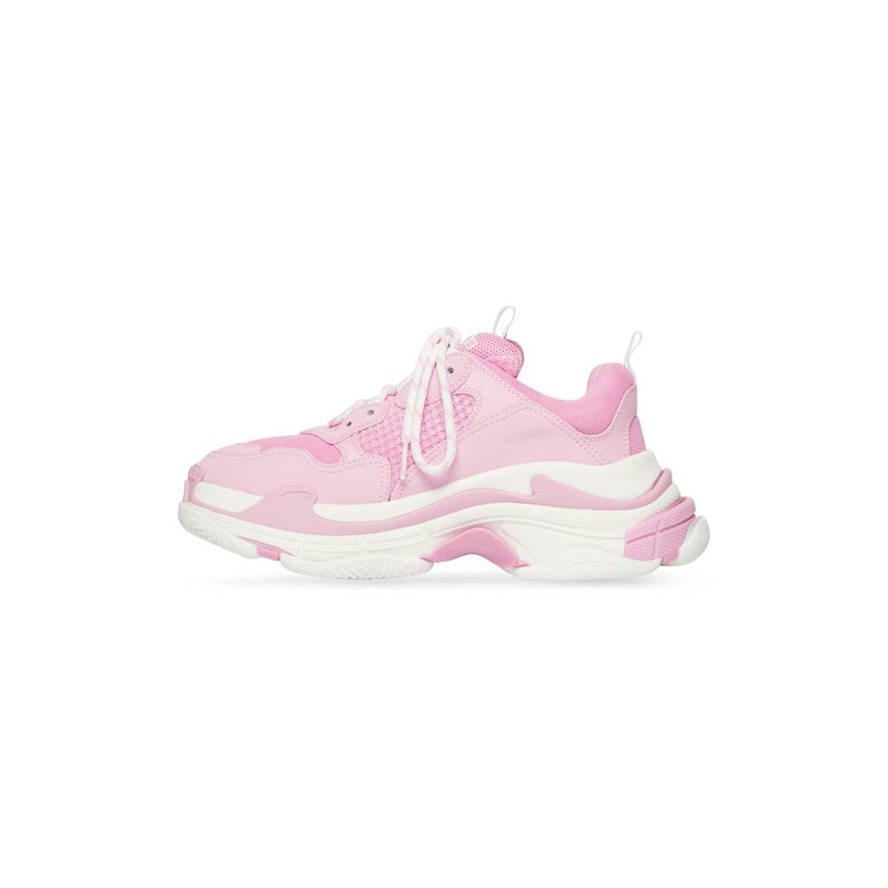 BALENCIAGA Women's Triple S Sneaker   in Light Pink outlook