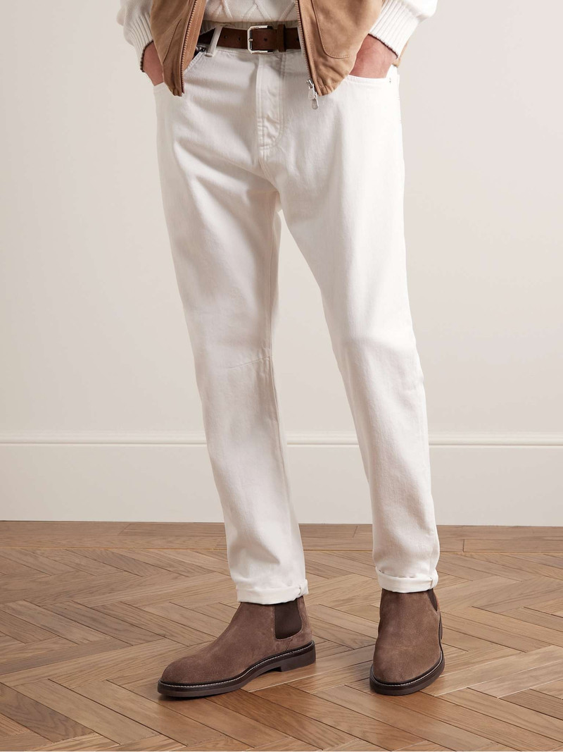 Brunello Cucinelli Suede Chelsea Boots outlook