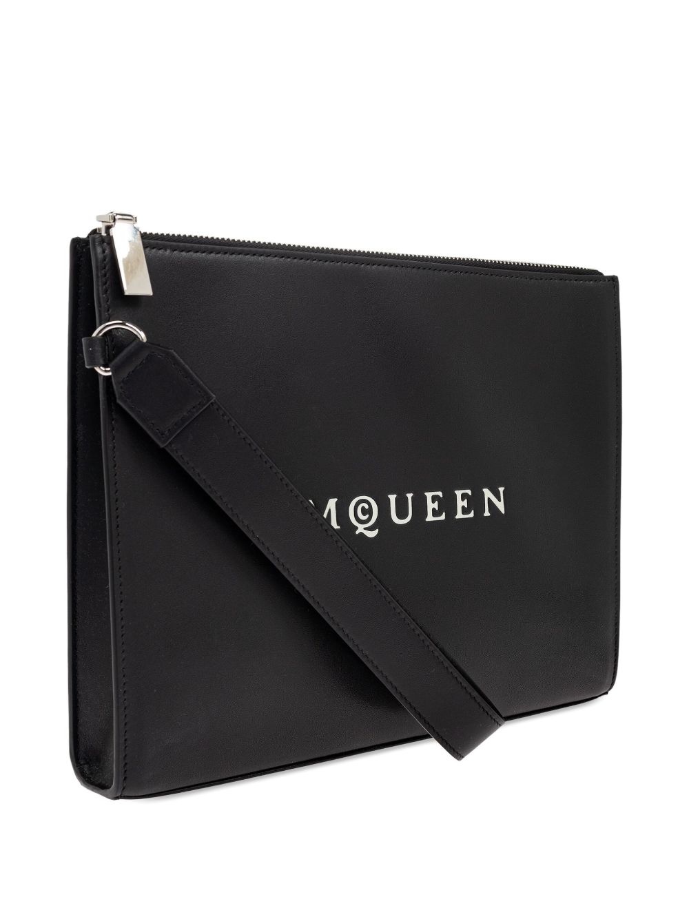 leather clutch bag - 3