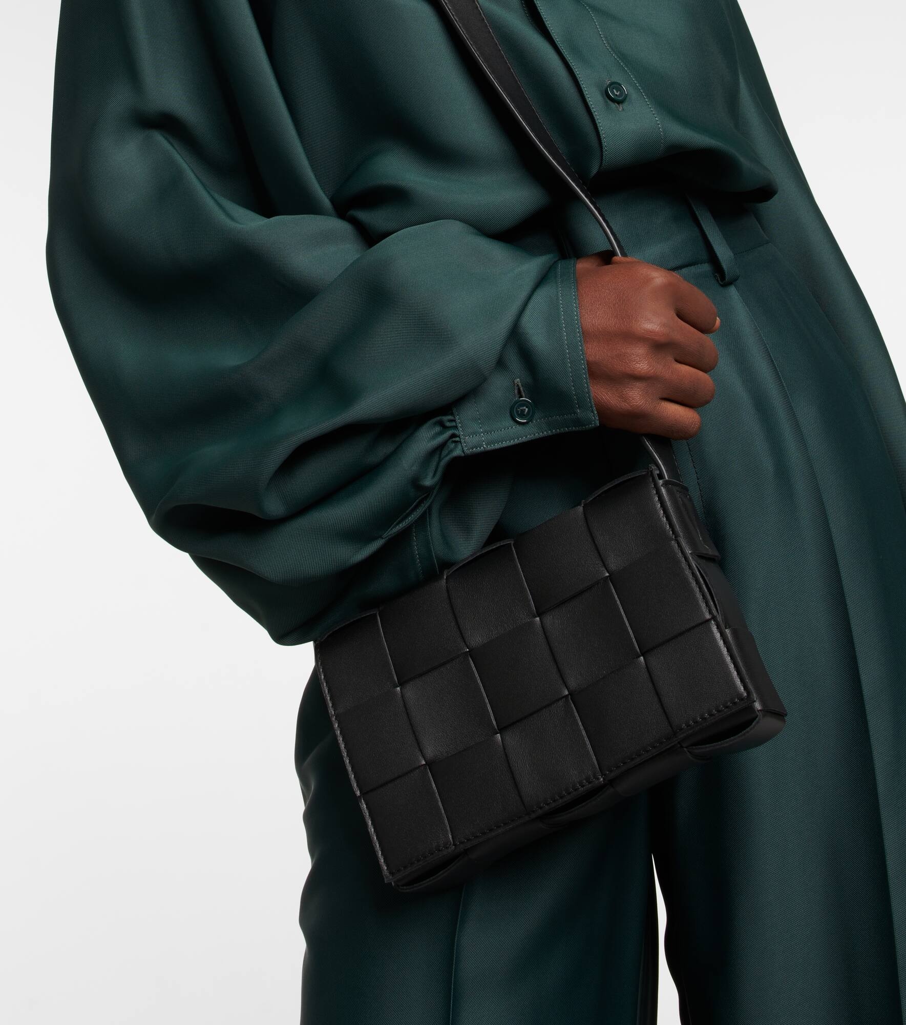 Cassette Small leather crossbody bag - 2