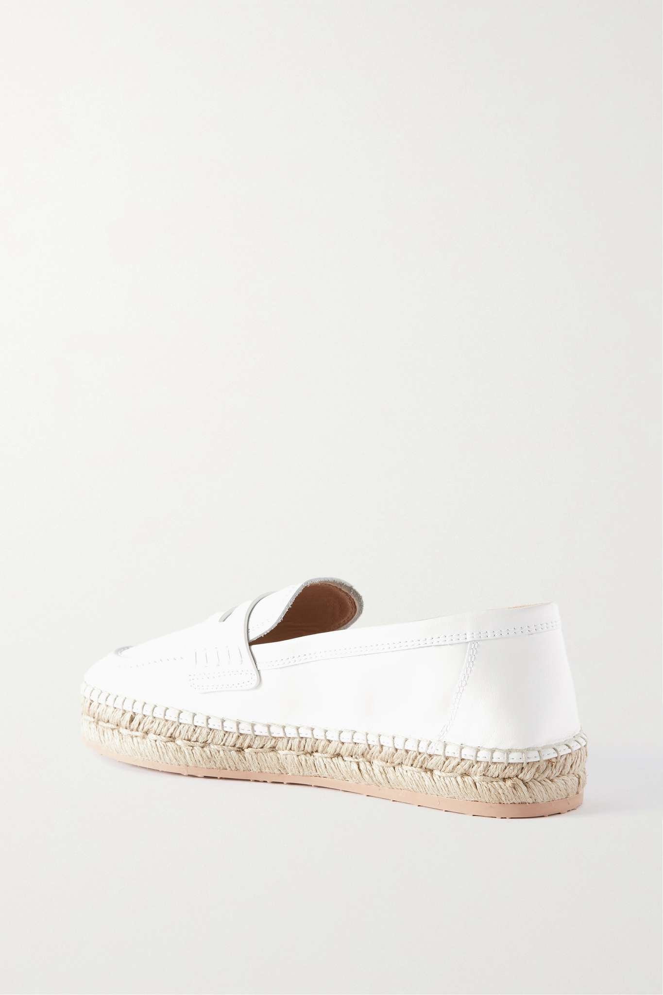 Alima leather espadrille loafers - 3